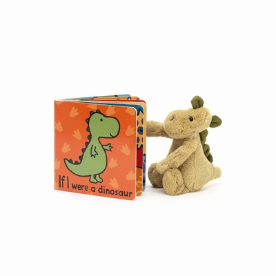 Jellycat If I Were A Dinosaur and Bashful Dino Small UK | 58091XCFD